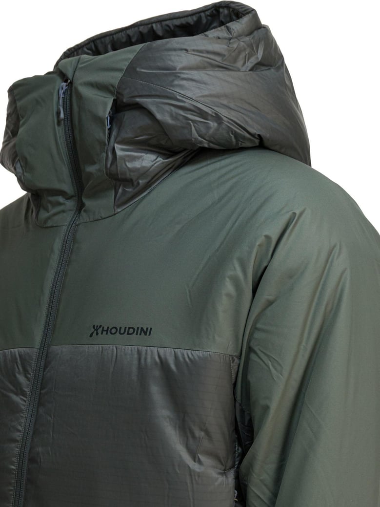 green recycled polyester jacket by Selfnex