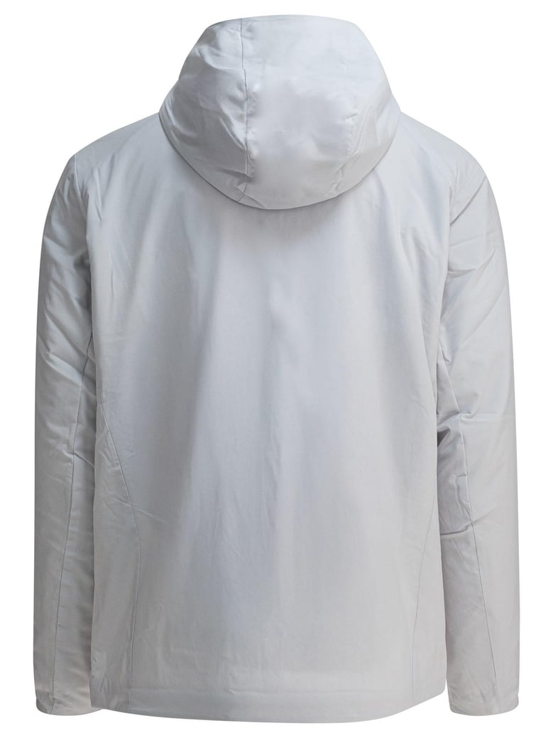 grey recycled polyester blend jacket by Selfnex