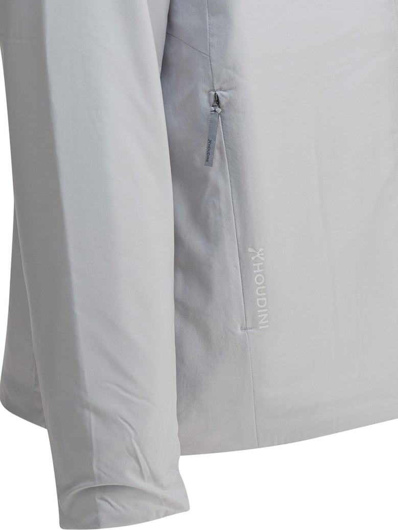 grey recycled polyester blend jacket by Selfnex