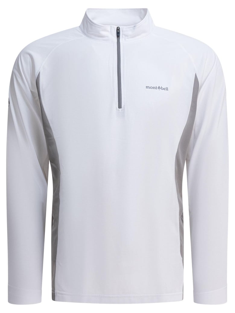 white polyester long sleeve sweatshirt by Selfnex