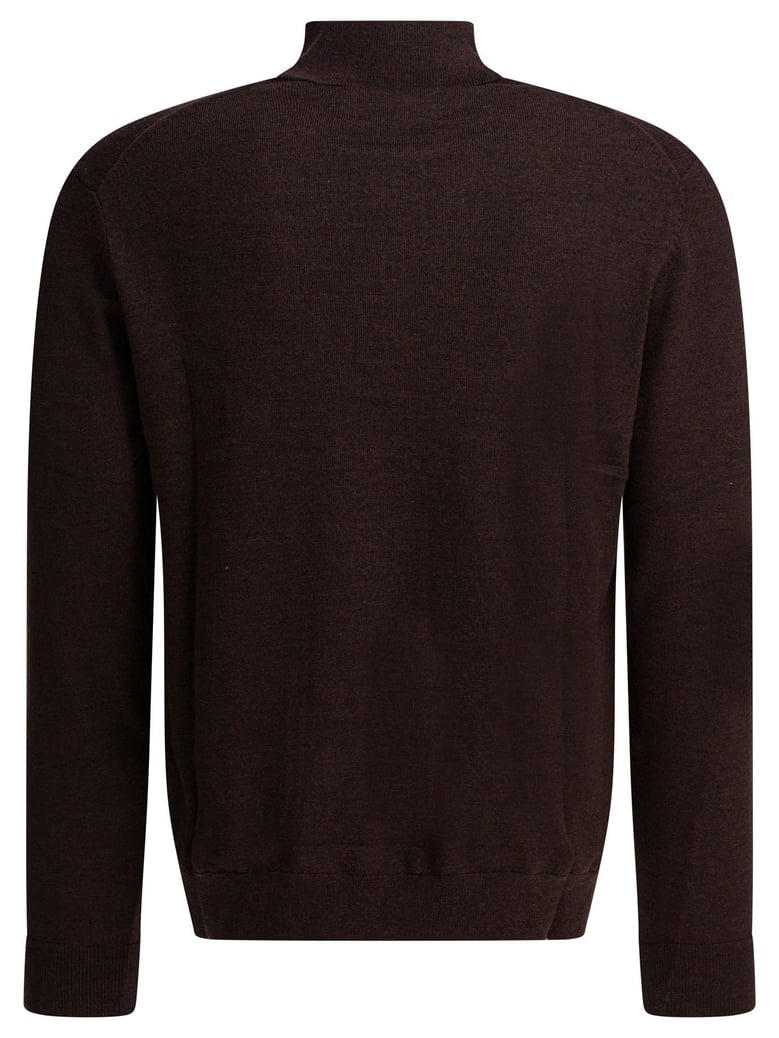 brown organic cotton knitwear by Selfnex