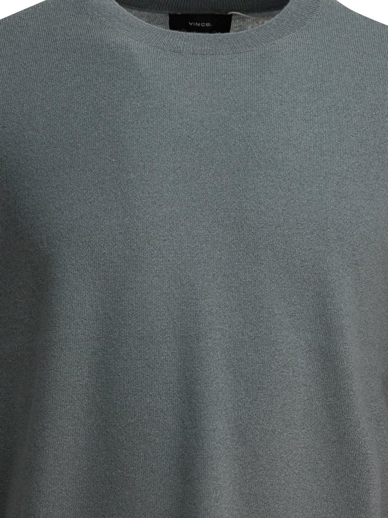 grey cashmere silk knitwear by Selfnex