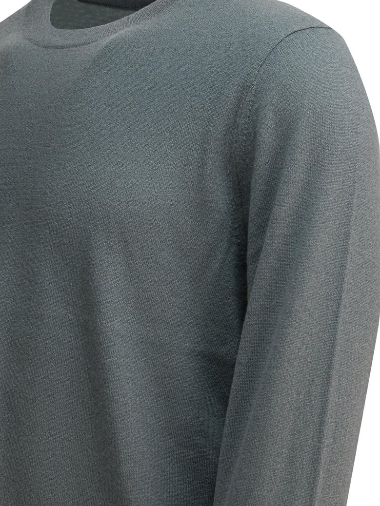 grey cashmere silk knitwear by Selfnex