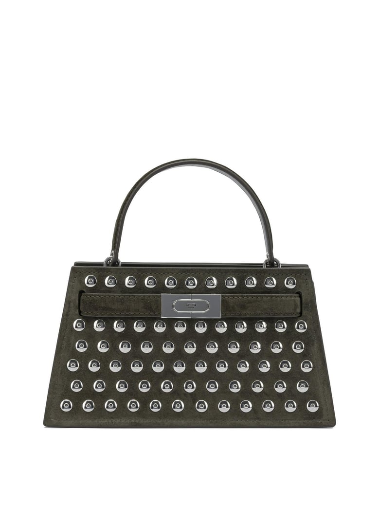 green suede handbag by Selfnex