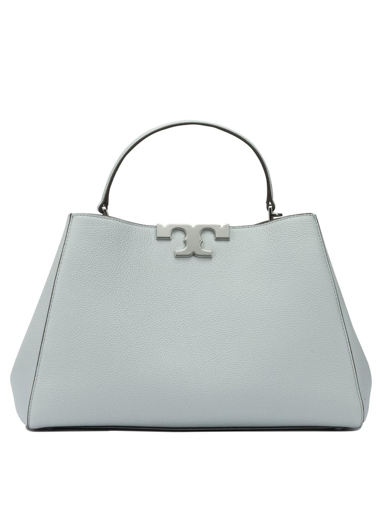 light blue cow leather handbag by Selfnex