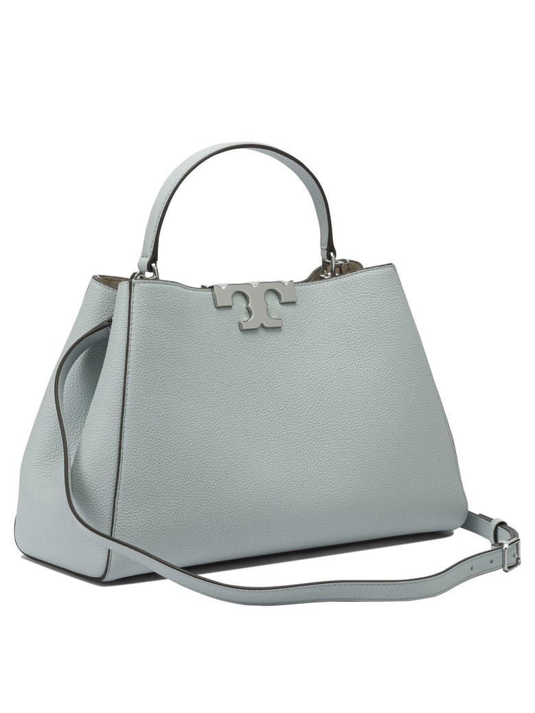 light blue cow leather handbag by Selfnex