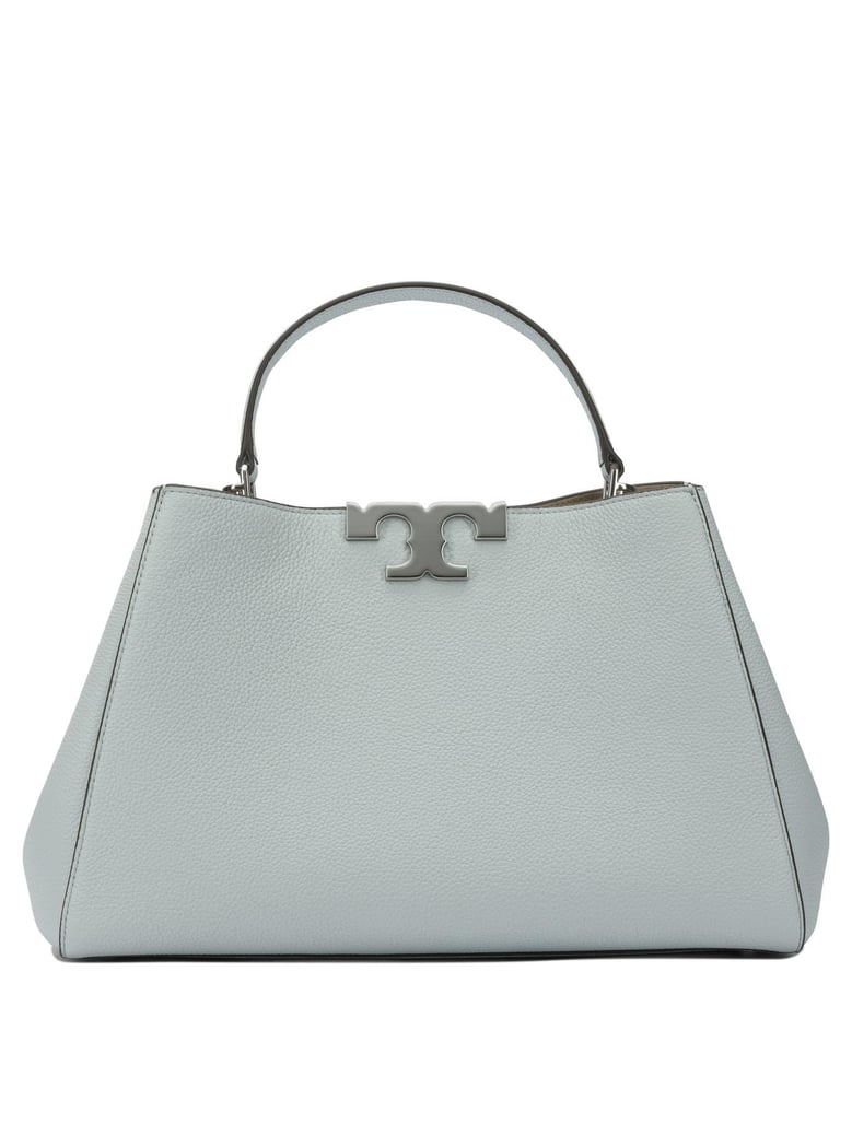 light blue cow leather handbag by Selfnex