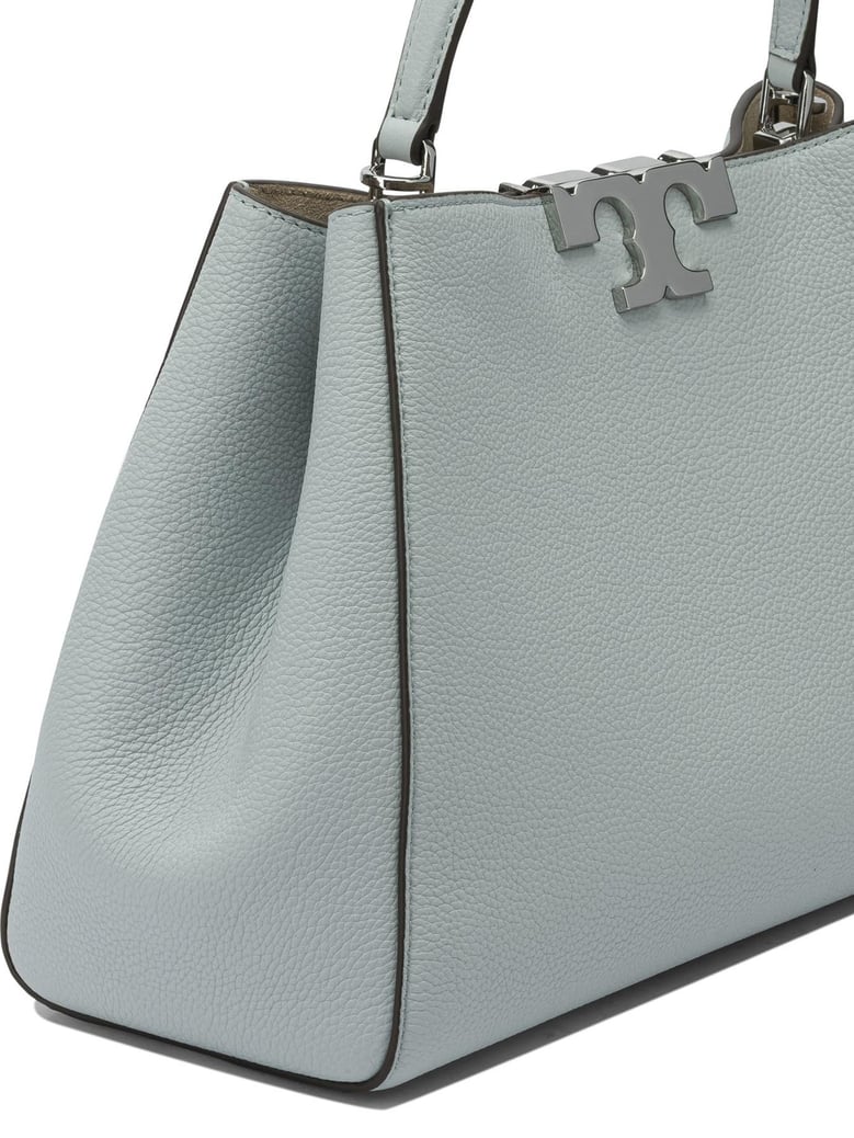 light blue cow leather handbag by Selfnex
