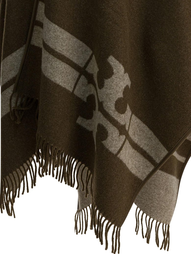 brown wool scarf by Selfnex