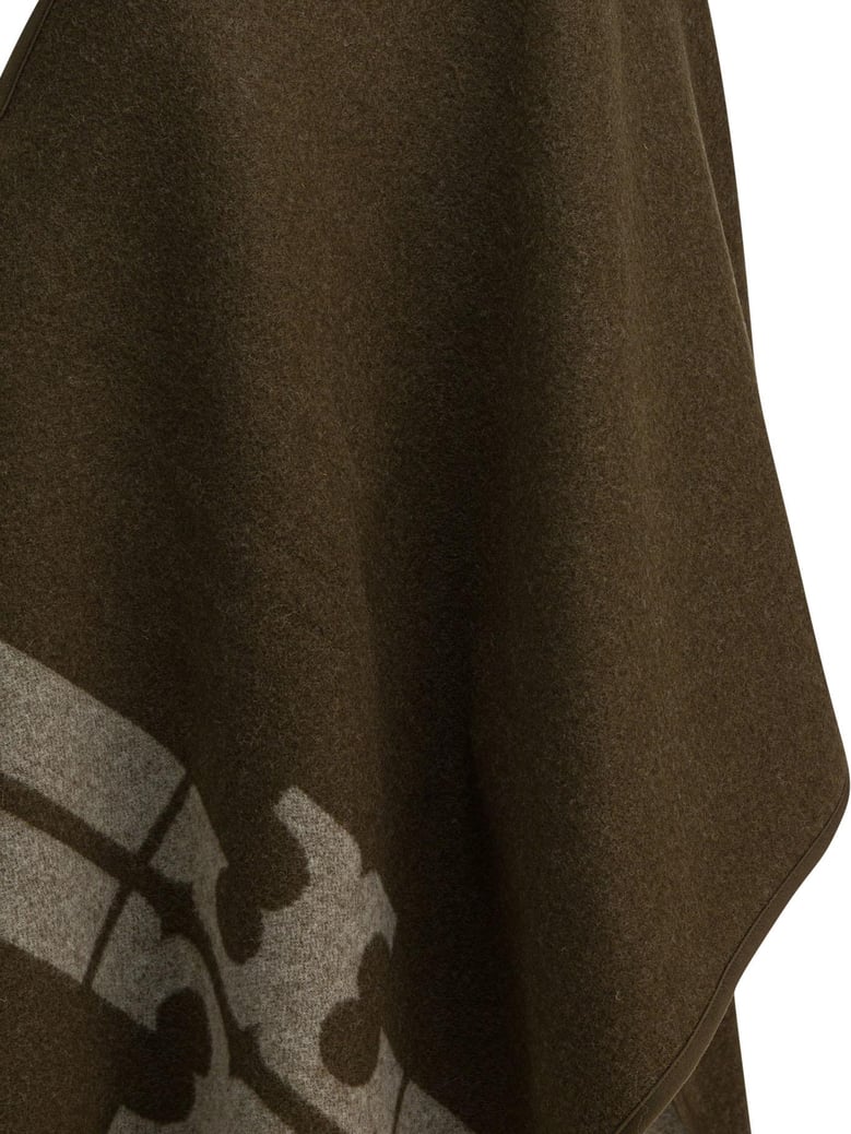 brown wool scarf by Selfnex