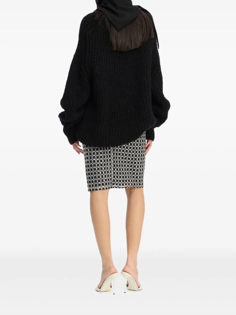 knitted logo sweater by Selfnex