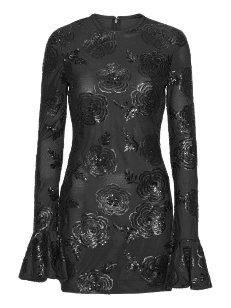 sequins ls mini dress by Selfnex