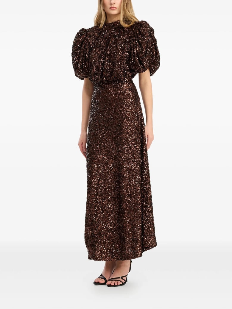 sequin midi dress by Selfnex