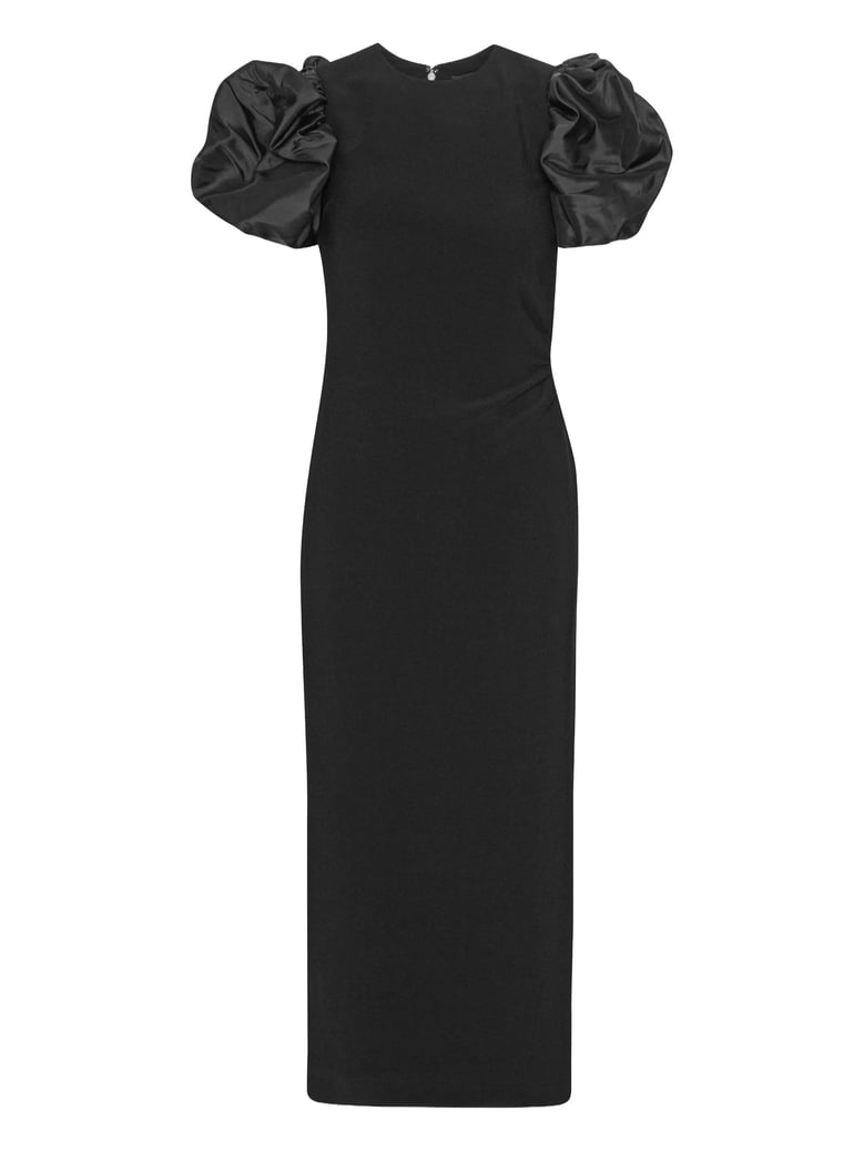 midi puff dress by Selfnex