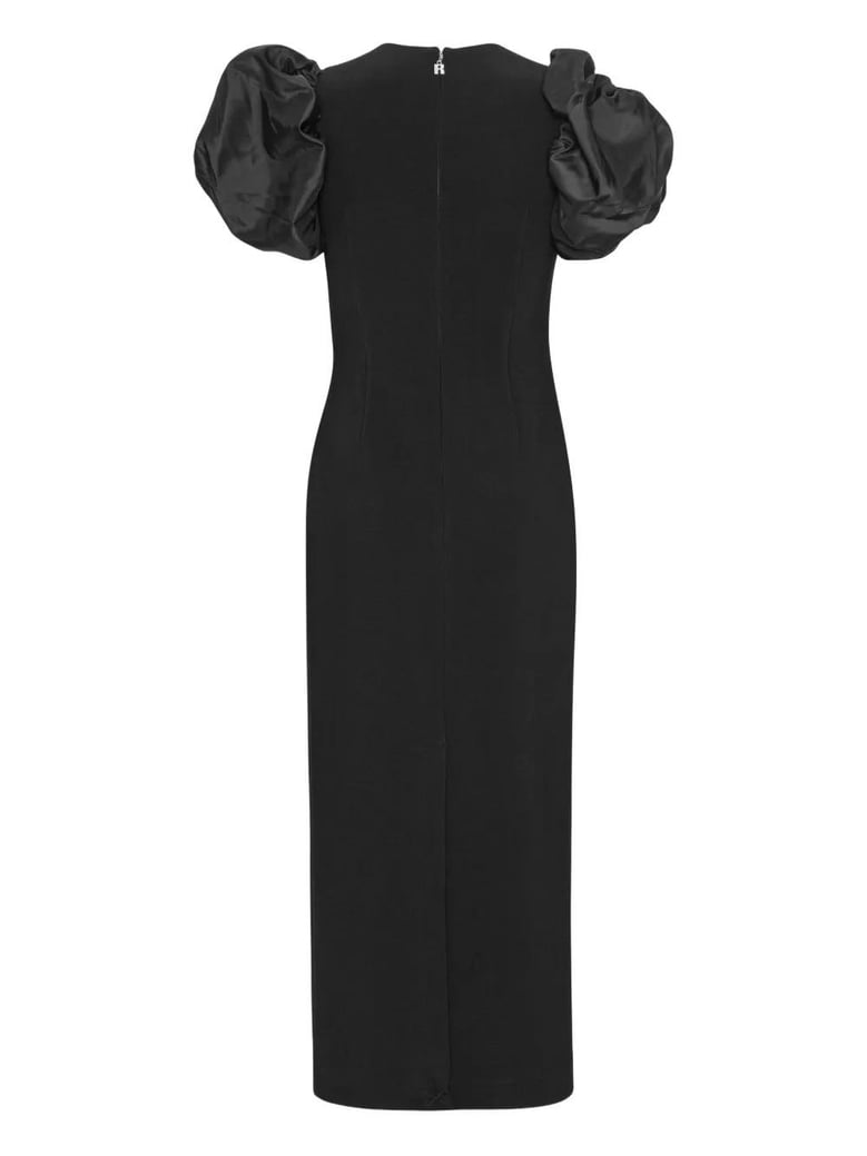 midi puff dress by Selfnex