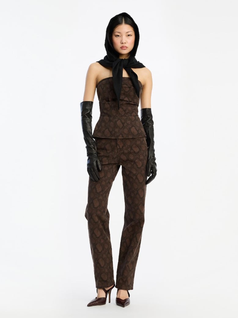 printed jeans by Selfnex