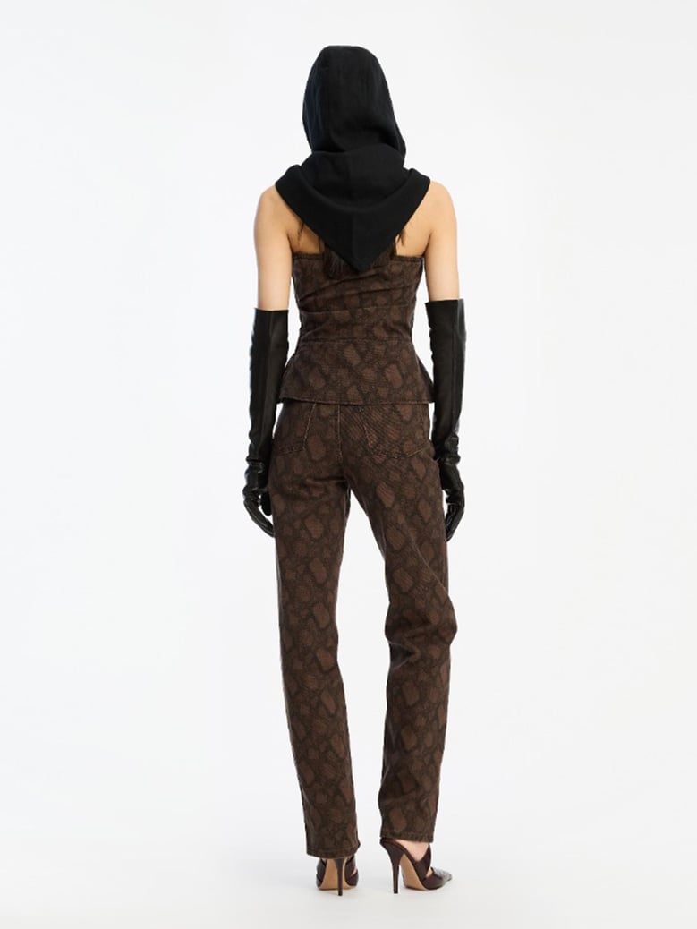 printed jeans by Selfnex