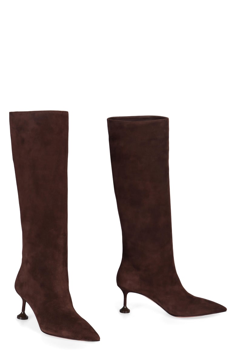 lyla boots in suede by Selfnex