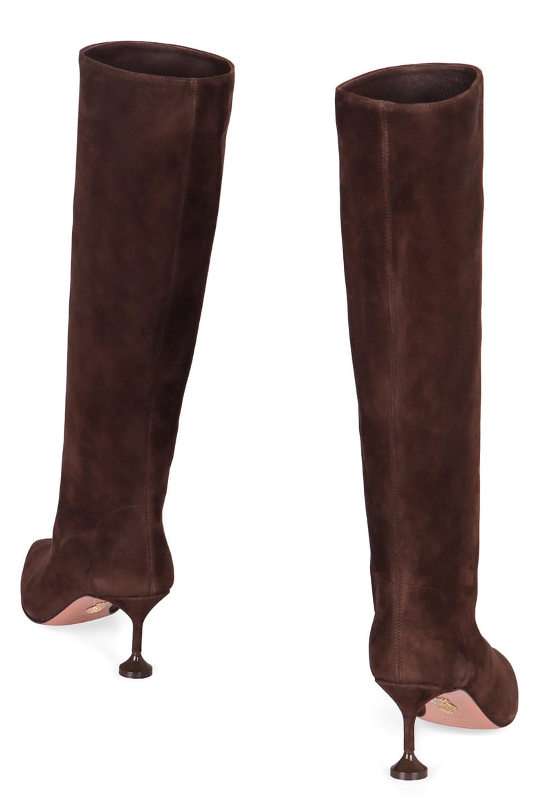 lyla boots in suede by Selfnex