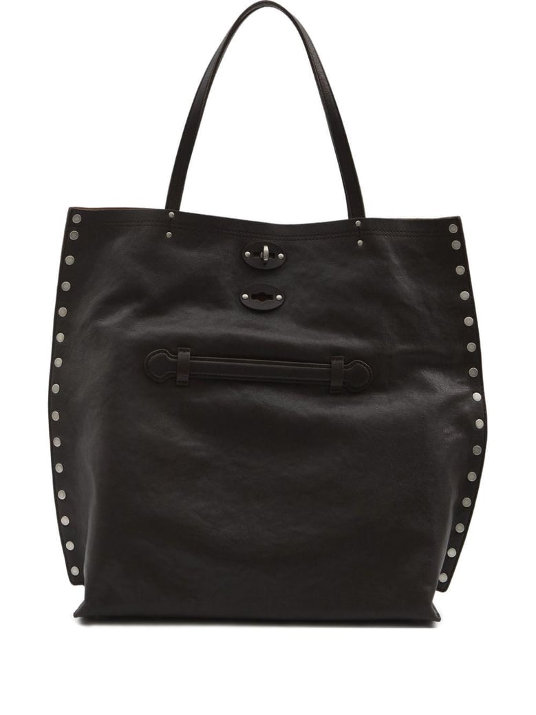 a spasso tabacco medium leather handbag by Selfnex