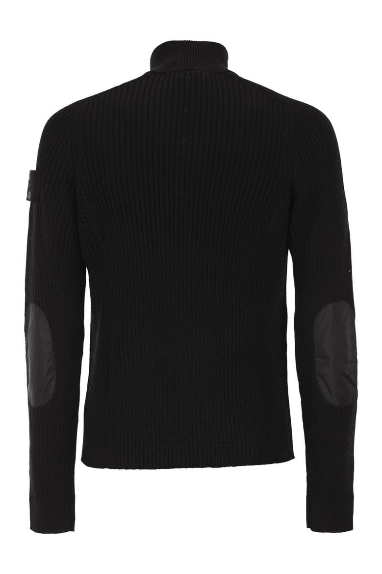 wool cardigan with zip by Selfnex