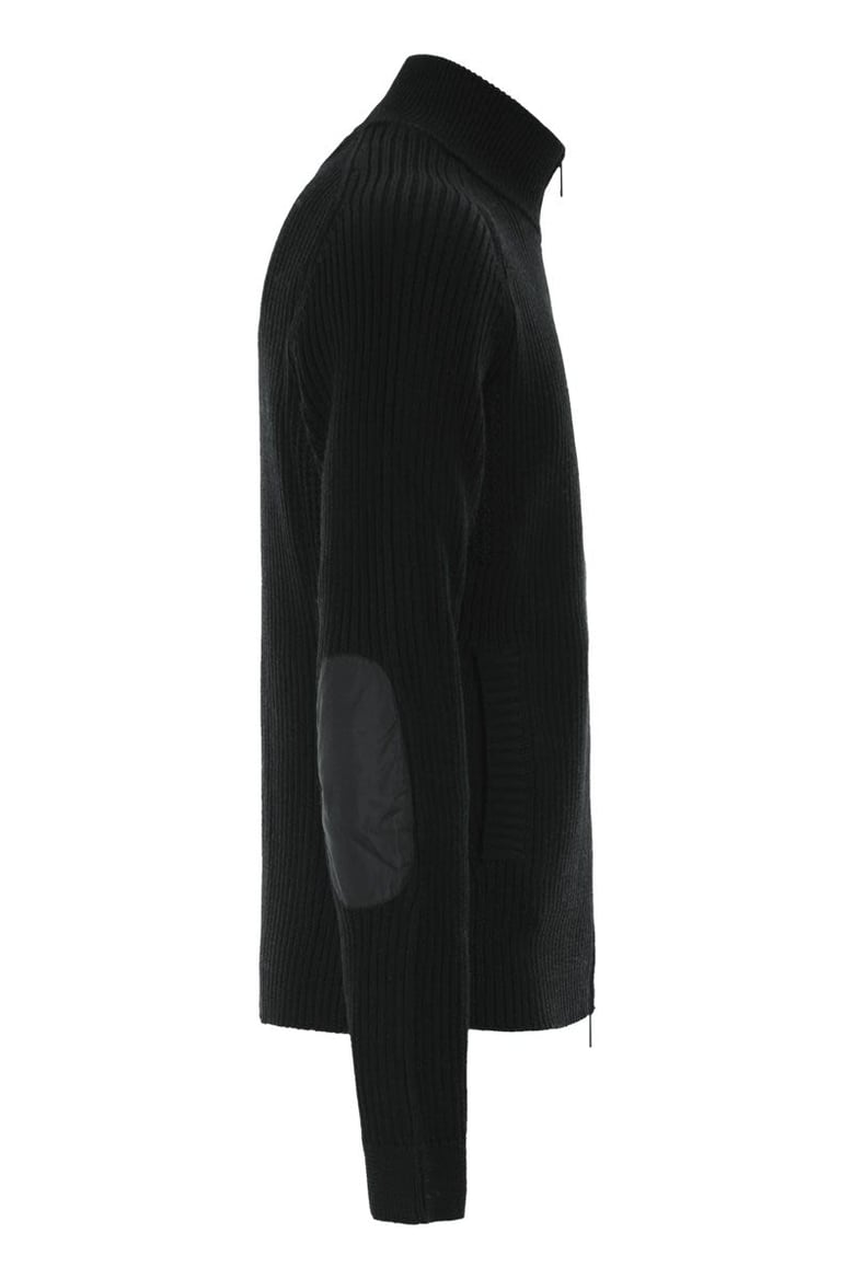 wool cardigan with zip by Selfnex