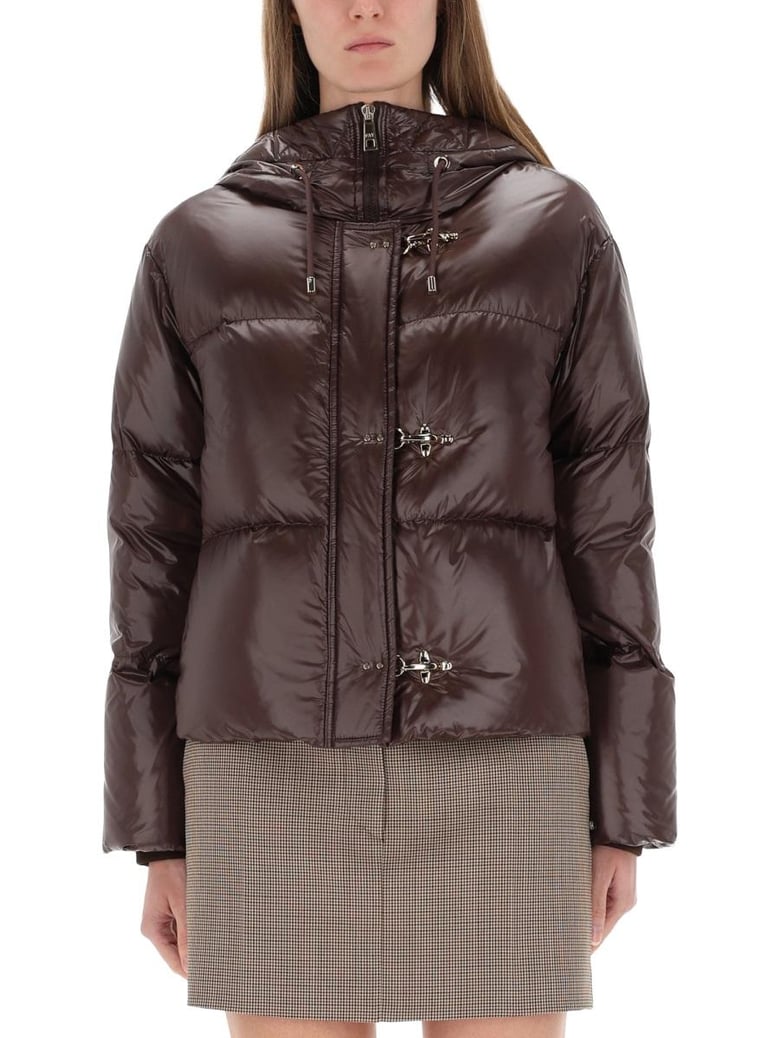 down jacket with hood by Selfnex