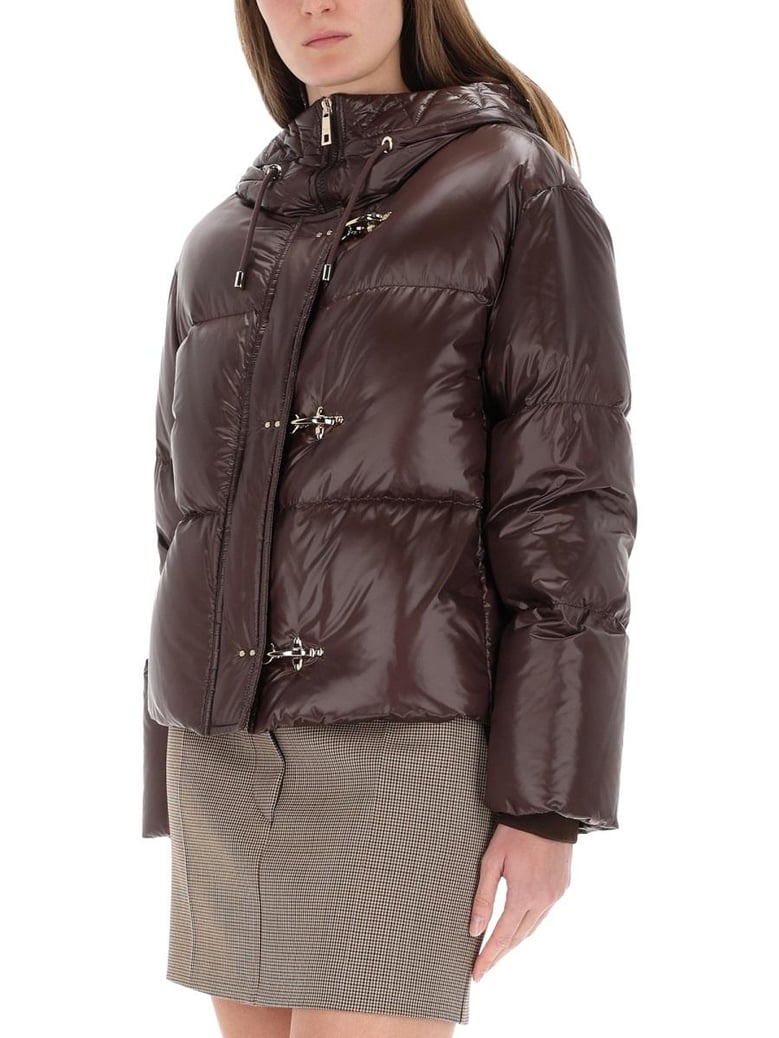 down jacket with hood by Selfnex