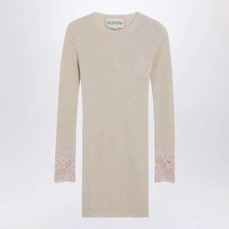 alabaster cashmere sweater by Selfnex