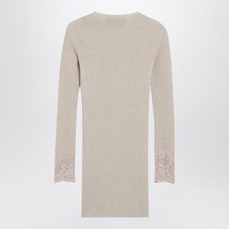 alabaster cashmere sweater by Selfnex