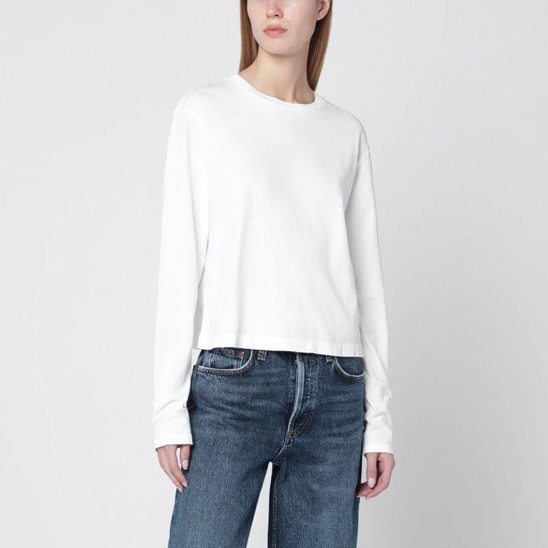 white organic cotton top by Selfnex