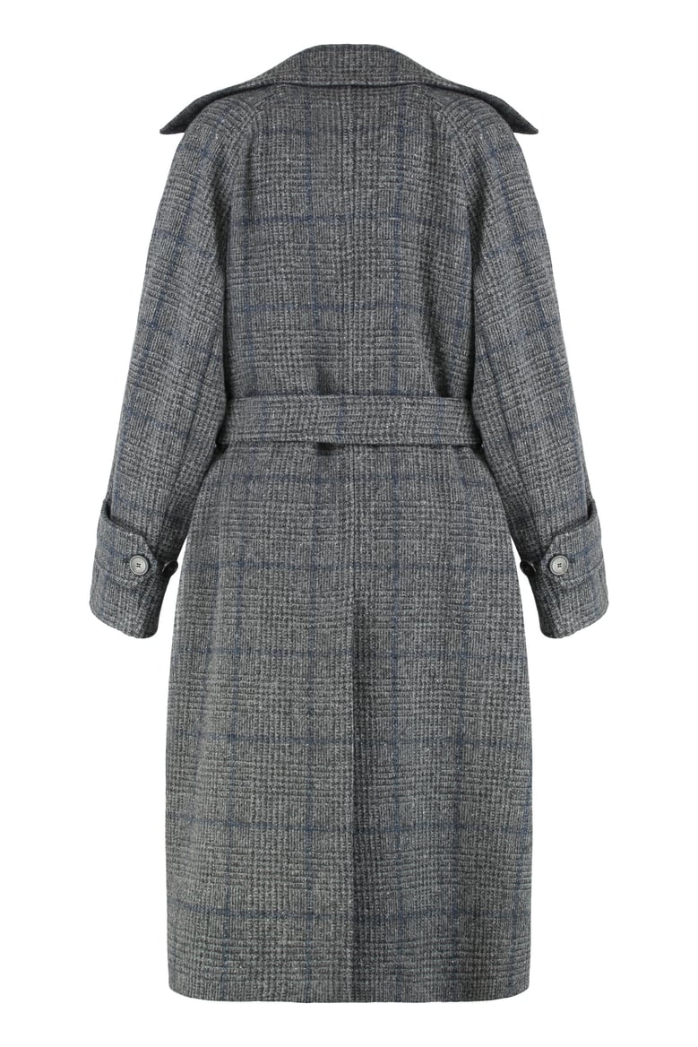 long wool tweed coat by Selfnex