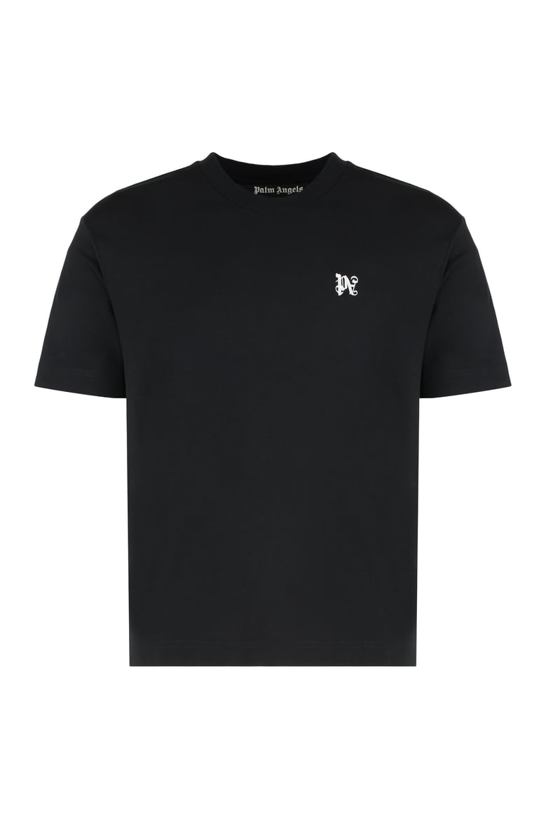 set of three crew-neck t-shirts in cotton by Selfnex