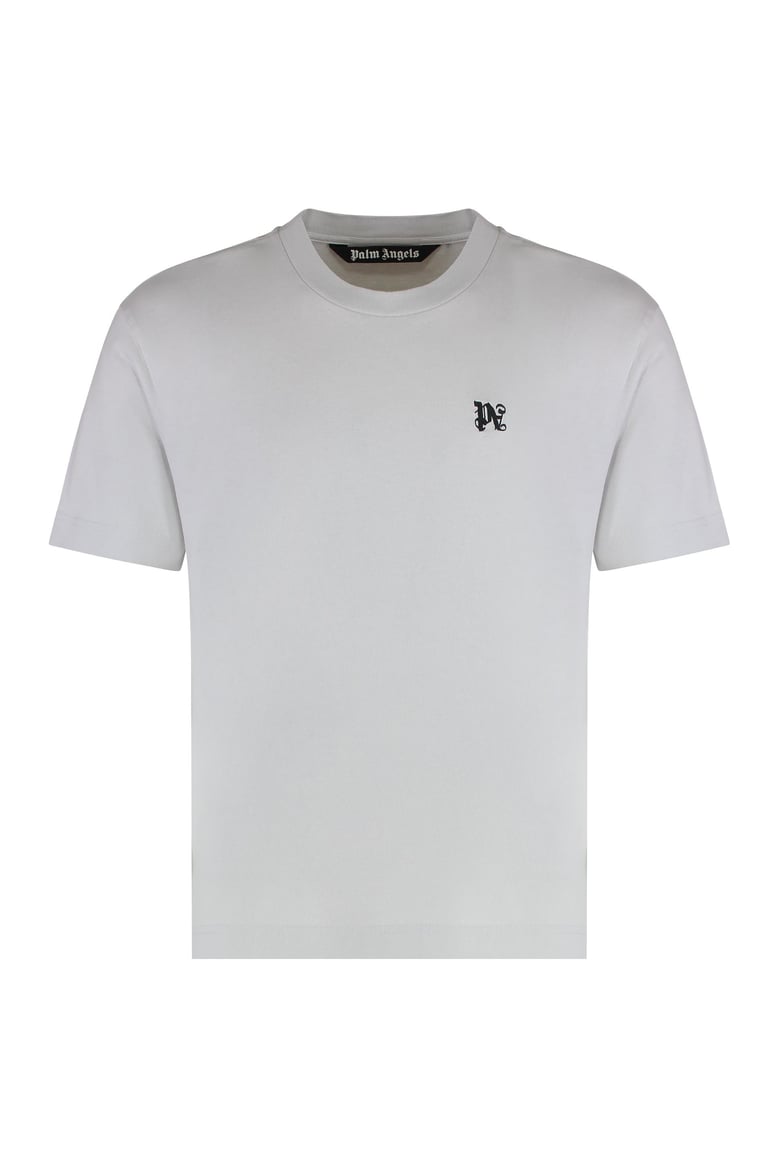 set of three crew-neck t-shirts in cotton by Selfnex