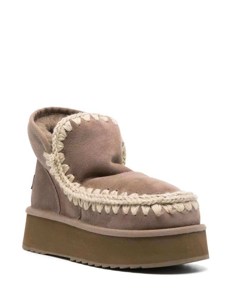mini eskimo platform boots by Selfnex