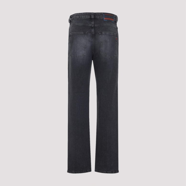 black 1988 d-ark cotton jeans by Selfnex