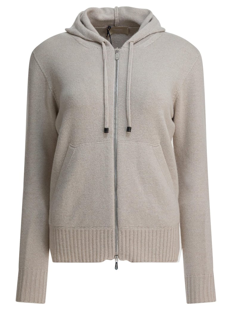 beige cashmere knitwear by Selfnex