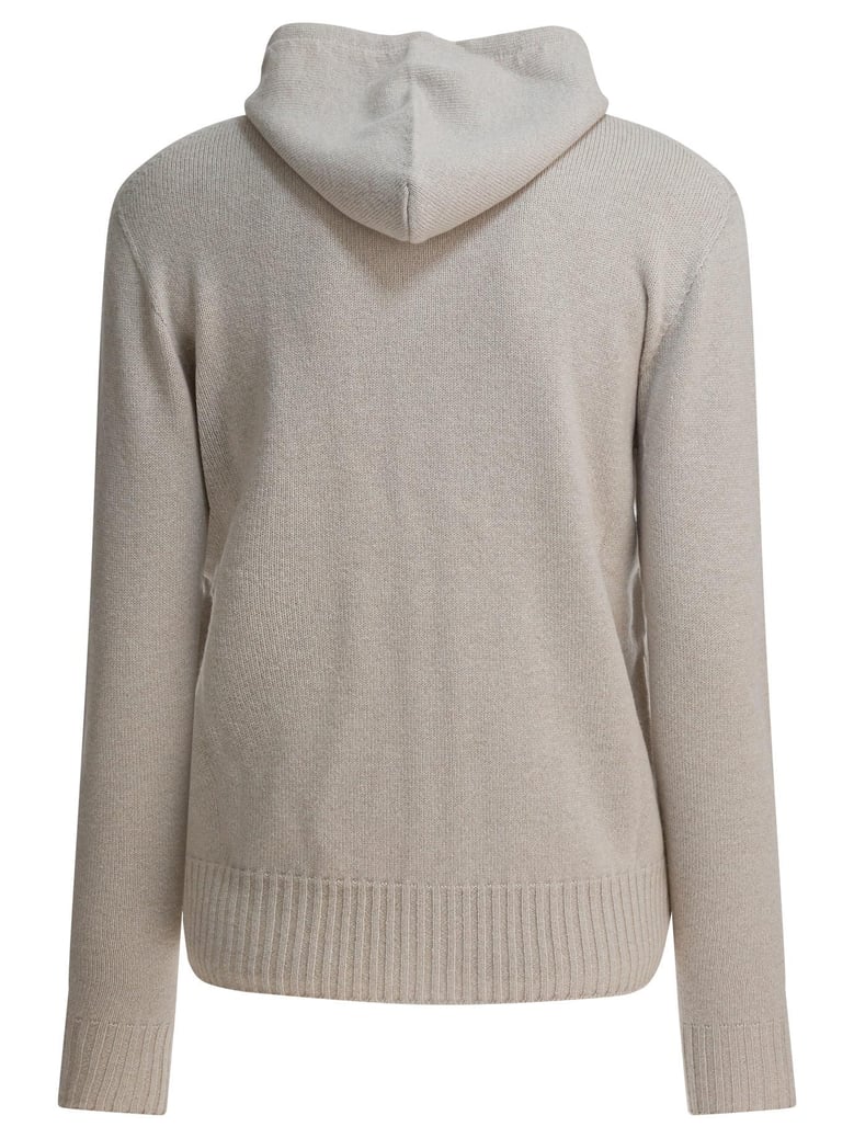 beige cashmere knitwear by Selfnex