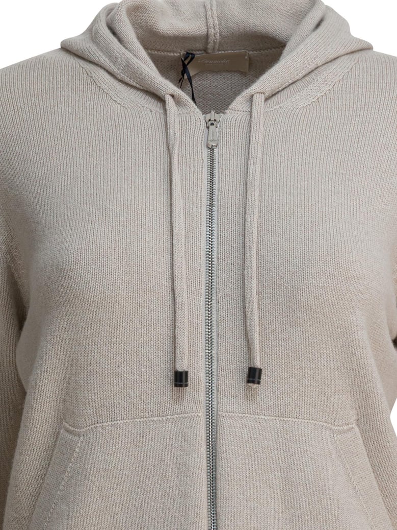 beige cashmere knitwear by Selfnex