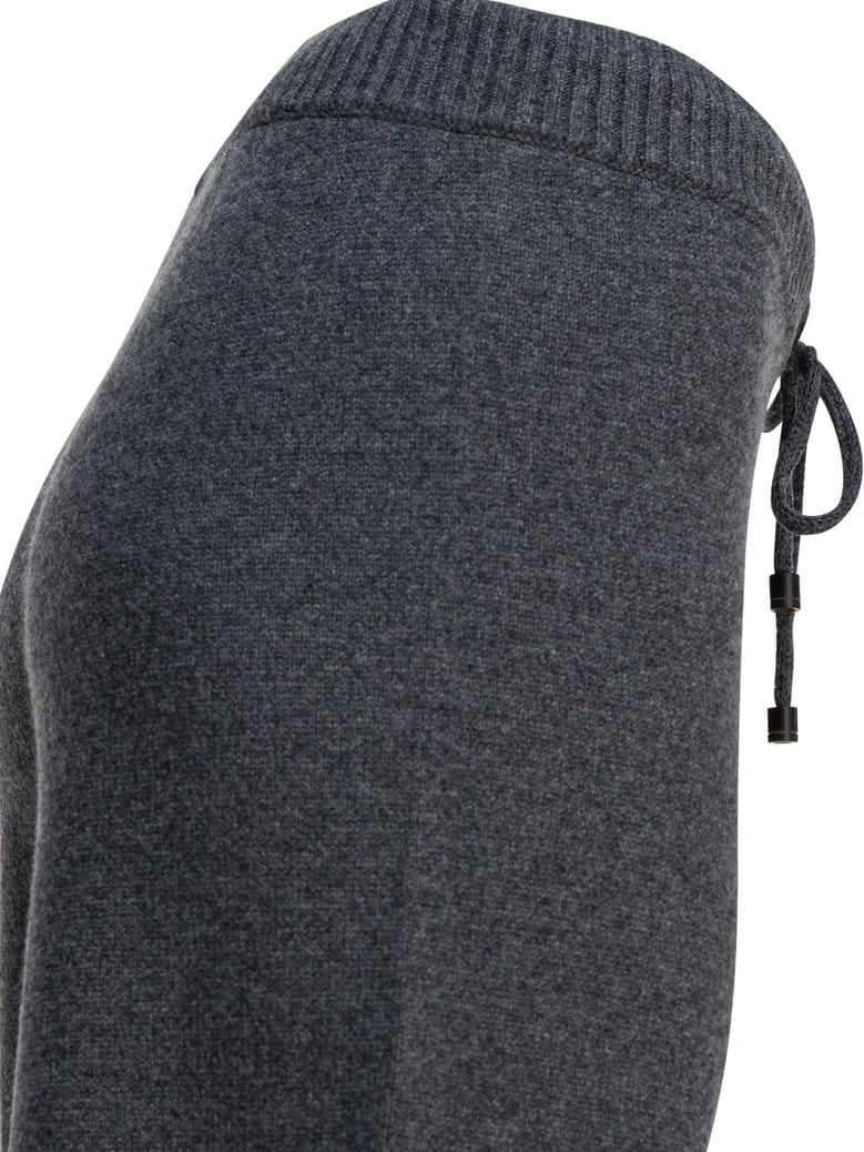 grey cashmere trousers by Selfnex