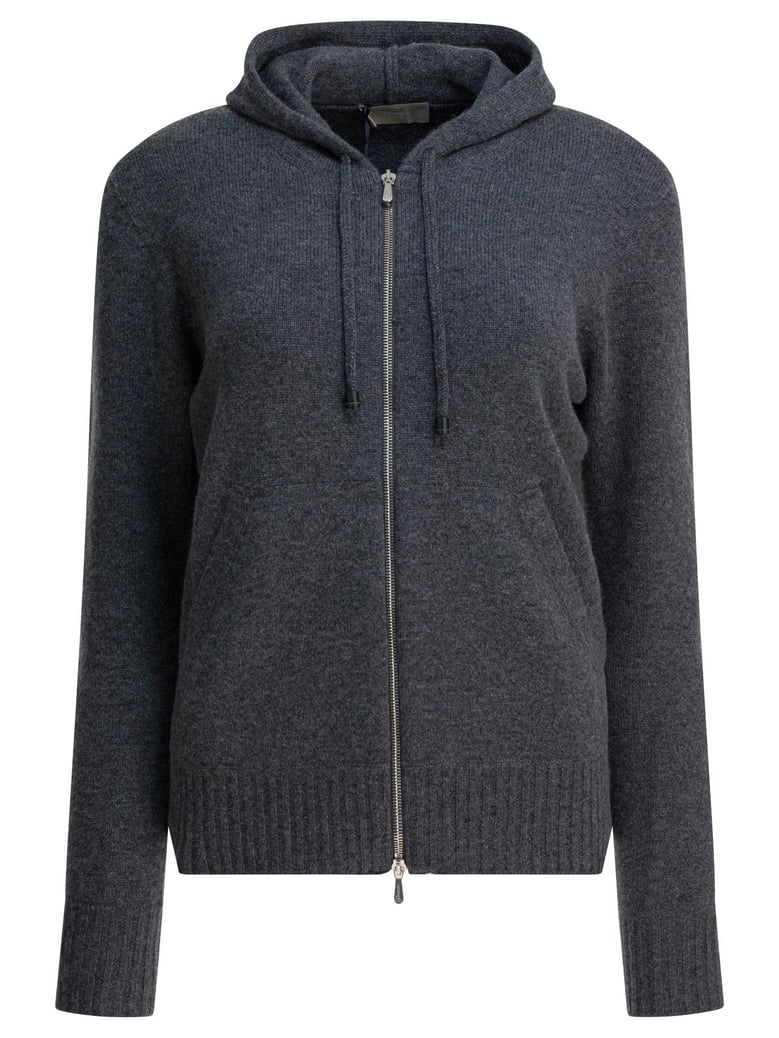 grey cashmere knitwear by Selfnex