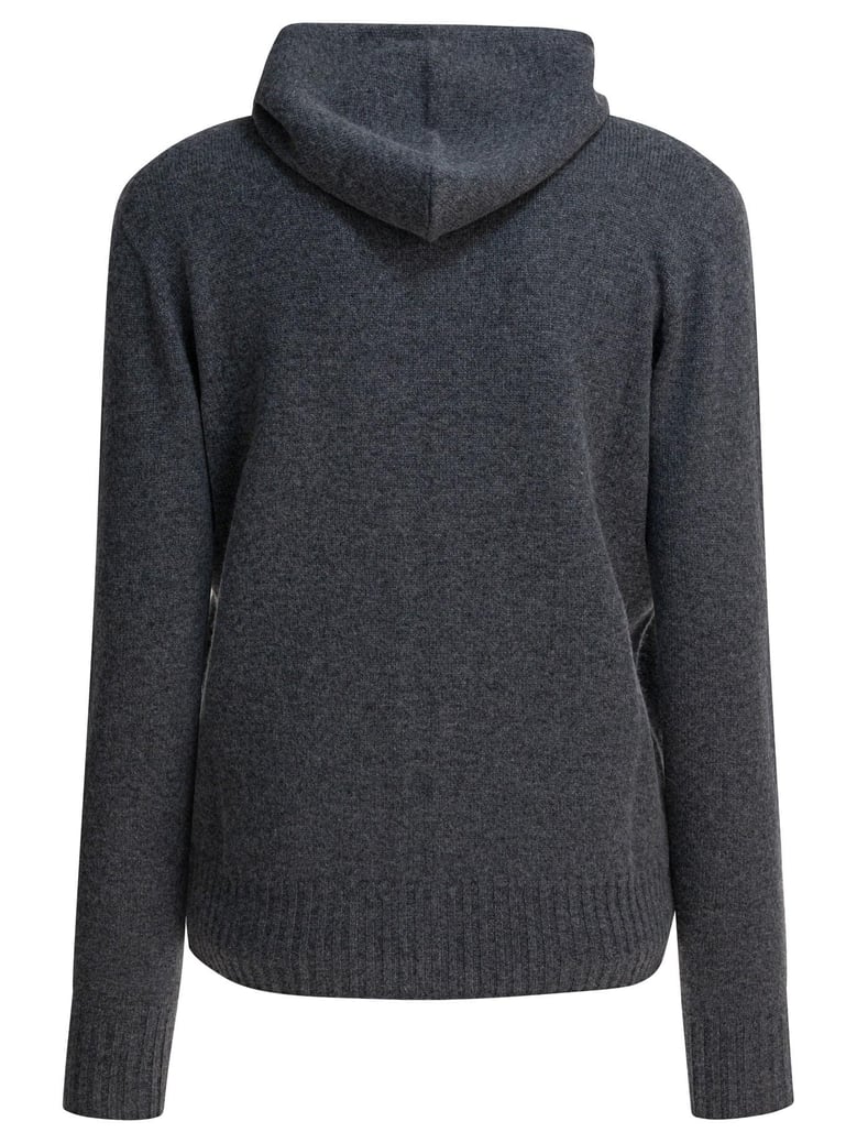 grey cashmere knitwear by Selfnex