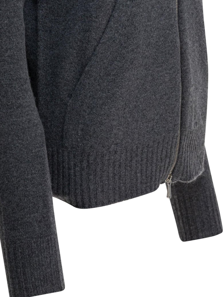 grey cashmere knitwear by Selfnex