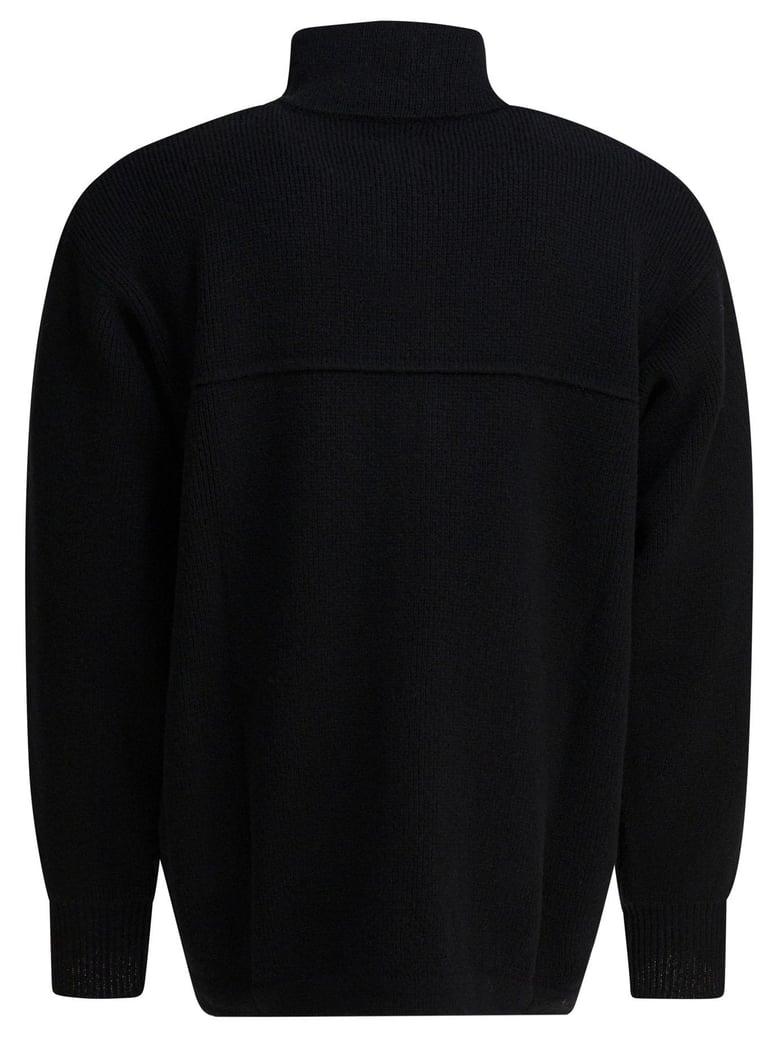 black wool jacket by Selfnex