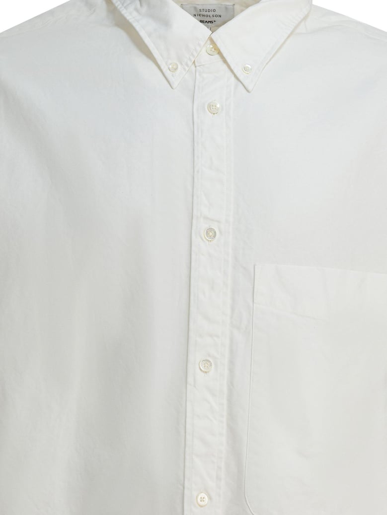 white cotton shirt by Selfnex