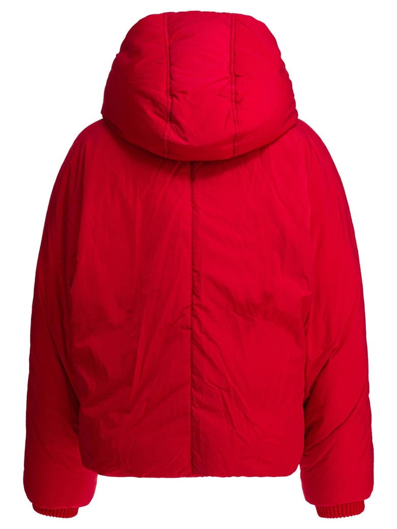 red polyamide jacket by Selfnex