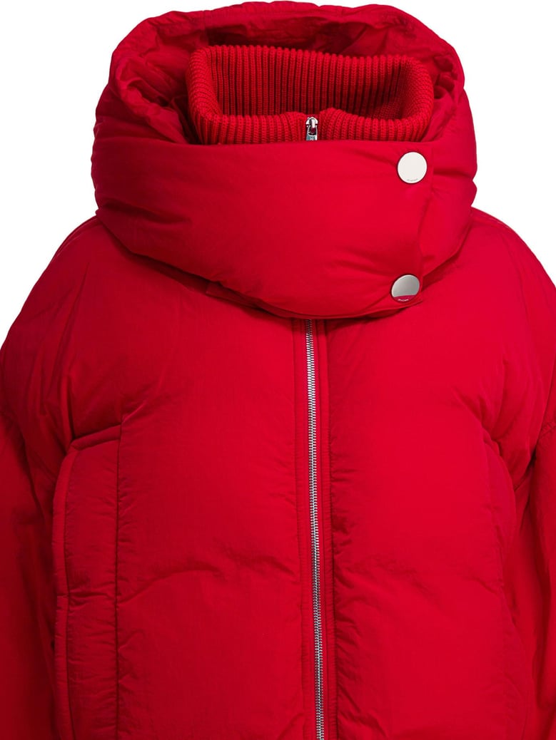 red polyamide jacket by Selfnex