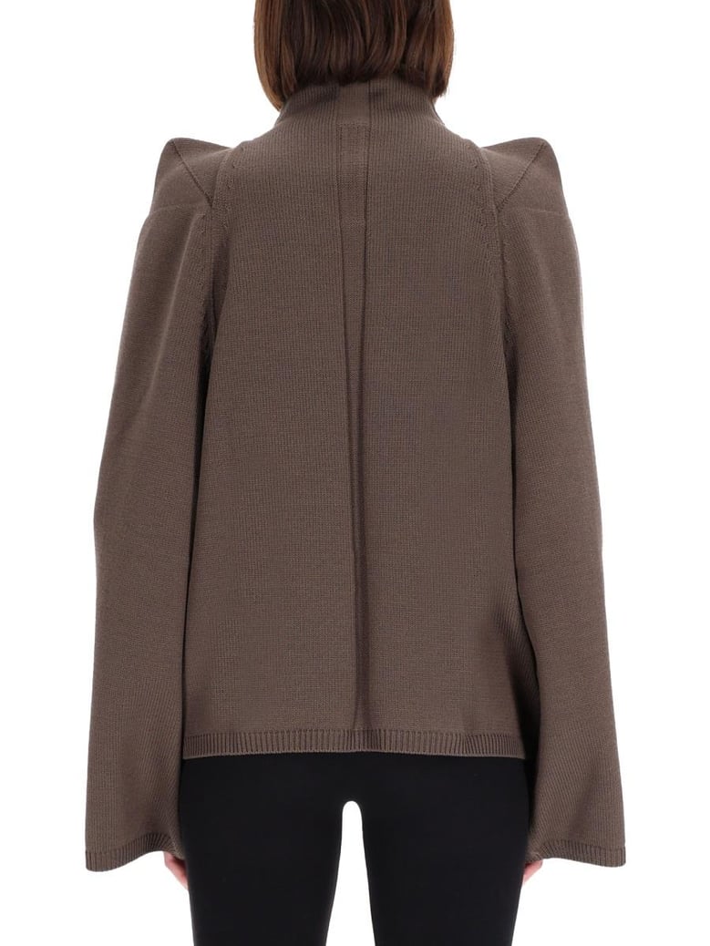 grey wool top by Selfnex