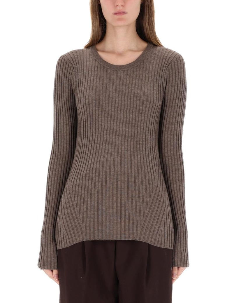 ribbed top with open back by Selfnex