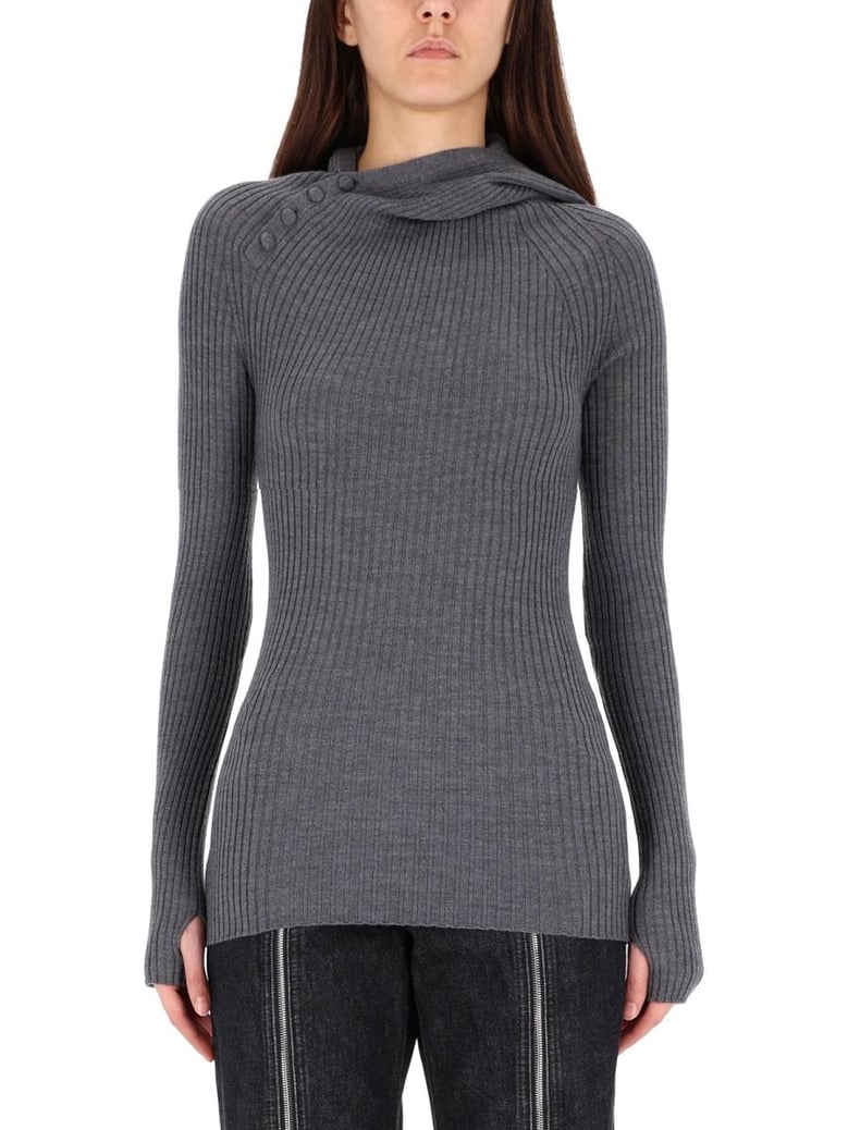 ribbed wool sweater by Selfnex